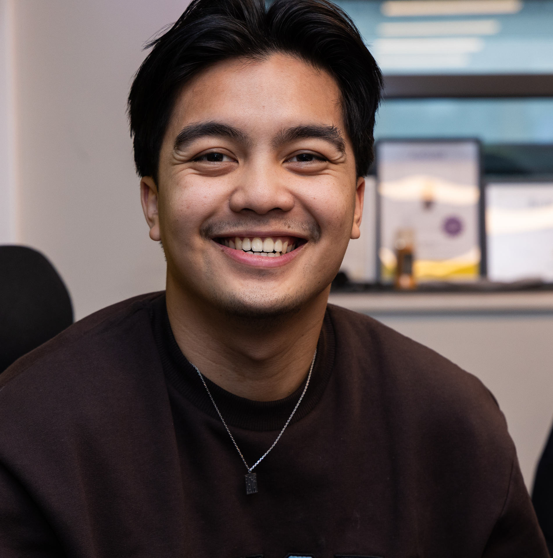 Smil på kontoret