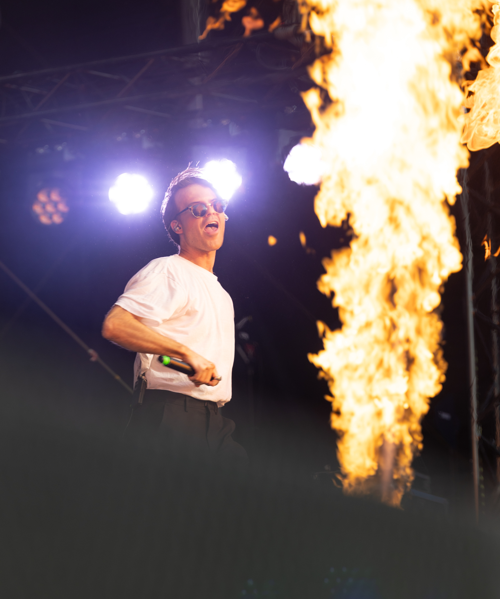 Ild på scenen